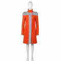 Front view of pre-owned Versace runway Persian sheep fur statement coat from a private collector’s collection.